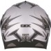 Шлем CKX TRANZ E FAST TIME EDL Silver/Black