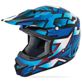 Шлем Fly Racing Kinetic Block Out Blu/Blk