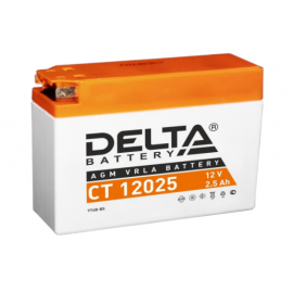 Аккумулятор Delta CT 12025 12V / 2.5Ah YT4B-BS