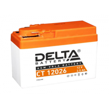 Аккумулятор Delta CT 12026 12V / 2.5Ah YTR4A-BS