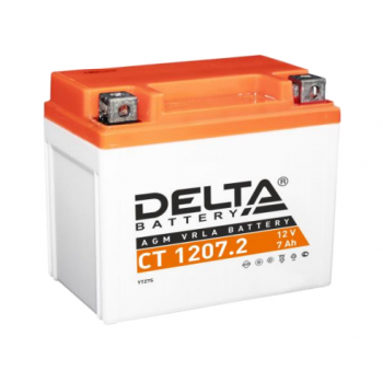 Аккумулятор Delta CT 1207.2 12V / 7Ah YTZ7S