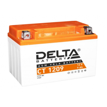 Аккумулятор Delta CT 1209 12V / 9Ah YTX9, YTX9-BS