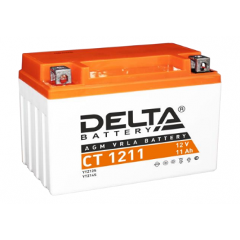 Аккумулятор Delta CT 1211 12V / 11Ah YT12B-BS, YTZ14S 